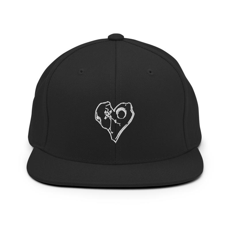 SKULLY Heart tone 2 snapback